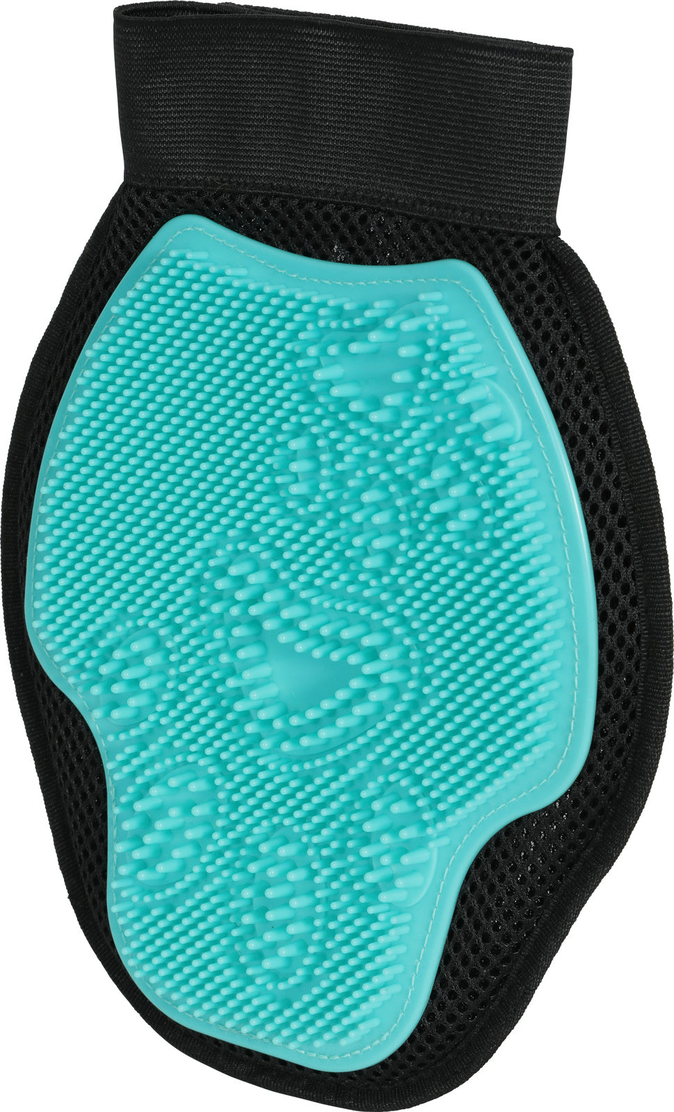 Guanto Zolux Anah 2in1 per cani con lato massaggiante in silicone turchese e lato spazzolante in tessuto, taglia universale Guanto Zolux Anah 2in1 per cani con lato massaggiante in silicone turchese e lato spazzolante in tessuto, taglia universale